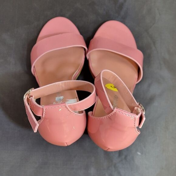 BRAND NEW FOREVER BLOCK ADJUSTABLE BUCKLE ANKLE STRAP OPEN TOE WOMEN"S SANDAL - Picture 5 of 14